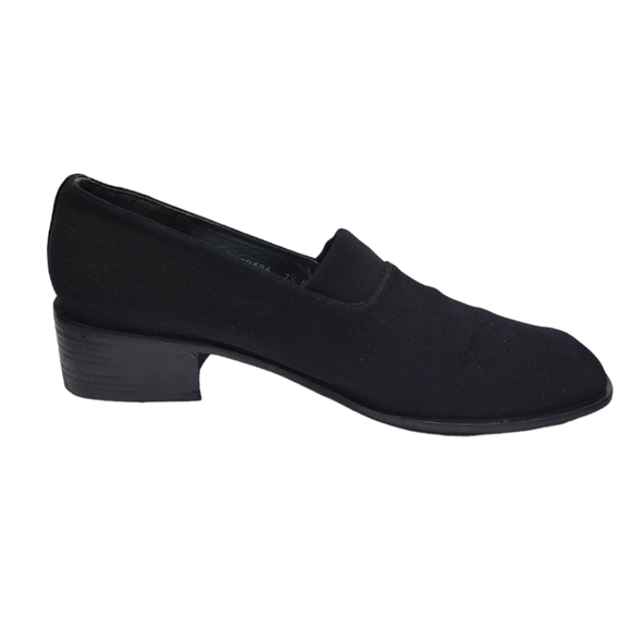 Stuart Weitzman Black Square Toe Medium Width Short Heels Women's Size 7.5 - Picture 2 of 9